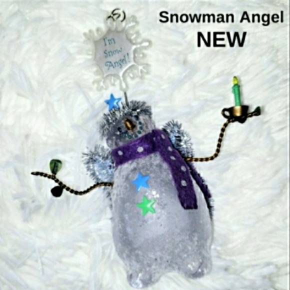 Hallmark SnowAngel Snowman Ornament RARE ❄ New RETAIL $38- - Picture 7 of 8